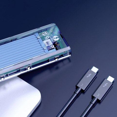 Kieszeń dyskowa Orico TCM2-C3 M.2 NVME na USB-C 10Gb/s - niebieska Kieszeń dyskowa Orico TCM2-C3 M.2 NVME na USB-C 10Gb/s - niebieska