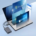 Kieszeń dyskowa podwójna Orico AM2C3-2N na dwa dyski M.2 NVME USB-C 3.2 10Gb/s - szara