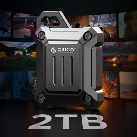 Kieszeń dyskowa wzmocniona Orico XAM2 M.2 2230 USB-C 3.2 taktyczna - czarna Kieszeń dyskowa wzmocniona Orico XAM2 M.2 2230 USB-C 3.2 taktyczna - czarna