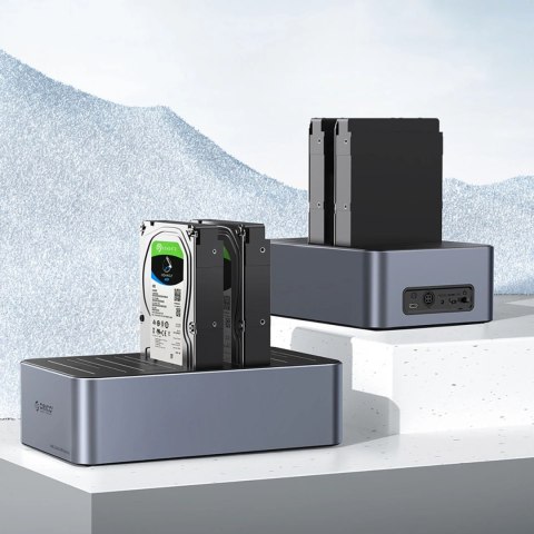 Stacja dokująca Orico 6656C3-C na 5 dysków z funkcją klonowania offline 2,5"/3,5" SATA HDD/SSD - szara Stacja dokująca Orico 6656C3-C na 5 dysków z funkcją klonowania offline 2,5"/3,5" SATA HDD/SSD - szara