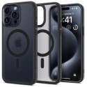 Etui Spigen Ultra Hybrid Mag z MagSafe na iPhone 15 Pro - przezroczysto-czarne