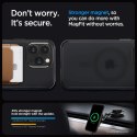 Etui Spigen Ultra Hybrid Mag z MagSafe na iPhone 15 Pro - przezroczysto-czarne