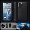 Etui Spigen Ultra Hybrid Mag z MagSafe na iPhone 15 Pro - przezroczysto-czarne