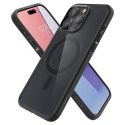 Etui Spigen Ultra Hybrid Mag z MagSafe na iPhone 15 Pro - przezroczysto-czarne