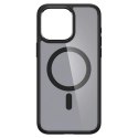 Etui Spigen Ultra Hybrid Mag z MagSafe na iPhone 15 Pro - przezroczysto-czarne
