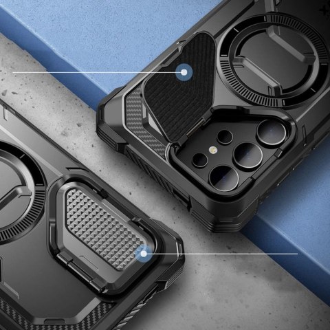 Etui Supcase IBLSN Armorbox Mag z MagSafe na Samsung Galaxy S24 Ultra - czarne Etui Supcase IBLSN Armorbox Mag z MagSafe na Samsung Galaxy S24 Ultra - czarne