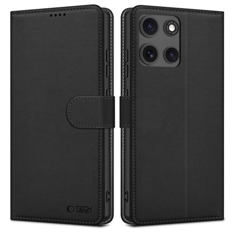 Etui Tech-Protect Wallet na Motorola Moto G15 / G15 Power - czarne