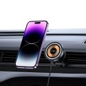 Uchwyt Tech-Protect MM15W-V5 samochodowy na telefon z ładowarką indukcyjną MagSafe 15W na kratkę nawiewu - czarny