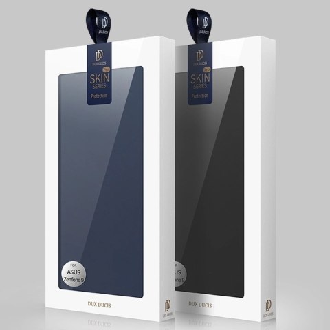 Dux Ducis Skin Pro etui Asus Zenfone 9 pokrowiec z klapką portfel na kartę podstawka czarne Dux Ducis Skin Pro etui Asus Zenfone 9 pokrowiec z klapką portfel na kartę podstawka czarne