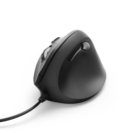 Mysz przewodowa Hama EMC-500 ergonomiczna, pionowa - czarna