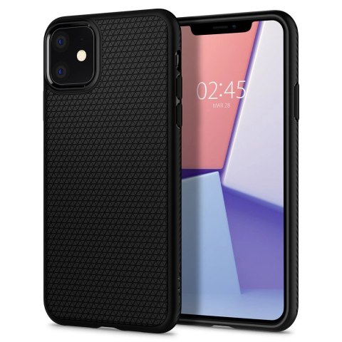 Etui Spigen Liquid Air na iPhone 11 - czarny mat Etui Spigen Liquid Air na iPhone 11 - czarny mat