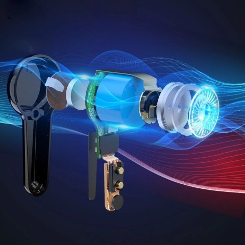 Tronsmart Apollo Air + TWS ANC dokanałowe wodoodporne bezprzewodowe słuchawki Bluetooth 5.2 czarny (372359) Tronsmart Apollo Air + TWS ANC dokanałowe wodoodporne bezprzewodowe słuchawki Bluetooth 5.2 czarny (372359)