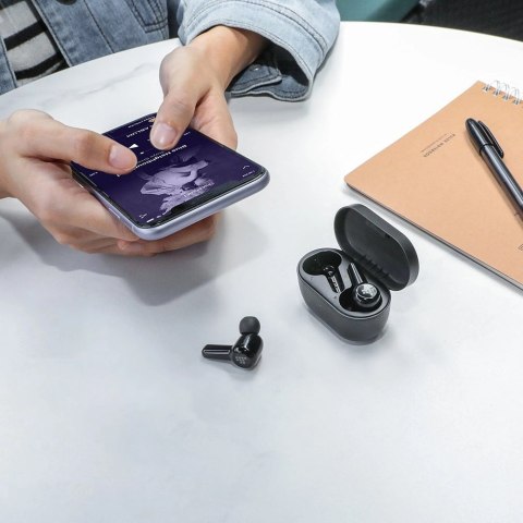 Tronsmart Apollo Air + TWS ANC dokanałowe wodoodporne bezprzewodowe słuchawki Bluetooth 5.2 czarny (372359) Tronsmart Apollo Air + TWS ANC dokanałowe wodoodporne bezprzewodowe słuchawki Bluetooth 5.2 czarny (372359)