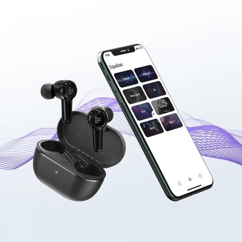 Tronsmart Apollo Air + TWS ANC dokanałowe wodoodporne bezprzewodowe słuchawki Bluetooth 5.2 czarny (372359) Tronsmart Apollo Air + TWS ANC dokanałowe wodoodporne bezprzewodowe słuchawki Bluetooth 5.2 czarny (372359)
