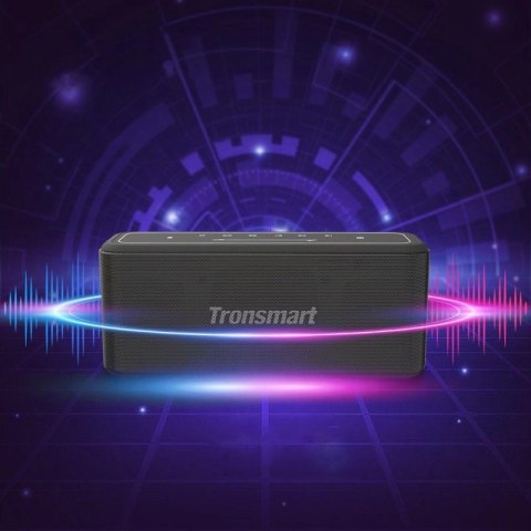 Tronsmart Element Mega Pro 60 W wodoodporny (IPX5) bezprzewodowy głośnik Bluetooth 5.0 SoundPulse® z funkcją Powerbank czarny (3 Tronsmart Element Mega Pro 60 W wodoodporny (IPX5) bezprzewodowy głośnik Bluetooth 5.0 SoundPulse® z funkcją Powerbank czarny (3