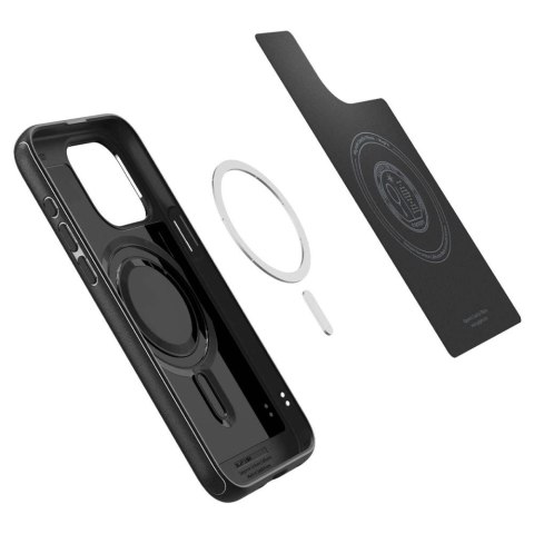 Etui Spigen Mag Armor z MagSafe na iPhone 15 Pro Max - czarny mat Etui Spigen Mag Armor z MagSafe na iPhone 15 Pro Max - czarny mat