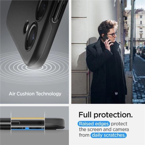 Etui Spigen Thin Fit na Samsung Galaxy S23 - czarne Etui Spigen Thin Fit na Samsung Galaxy S23 - czarne