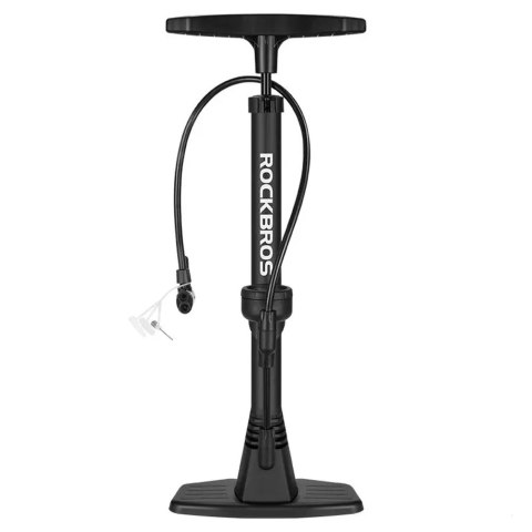 Pompka rowerowa Rockbros 42510001001 podłogowa - czarna Pompka rowerowa Rockbros 42510001001 podłogowa - czarna
