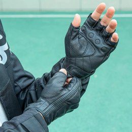 Rękawiczki motocyklowe Rockbros 16220006005 XXL skórzane - czarne