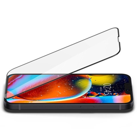 Szkło hartowane Spigen Glass FC na iPhone 13 Pro Max / 14 Plus - czarne Szkło hartowane Spigen Glass FC na iPhone 13 Pro Max / 14 Plus - czarne