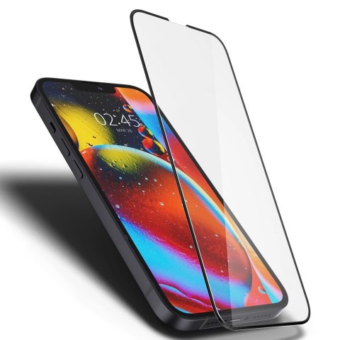 Szkło hartowane Spigen Glass FC na iPhone 13 Pro Max / 14 Plus - czarne Szkło hartowane Spigen Glass FC na iPhone 13 Pro Max / 14 Plus - czarne