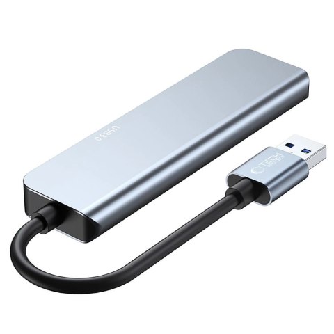 HUB Tech-Protect V0 5w1 USB-A - USB-A 3.0 / 3x USB-A 2.0 / USB-C - szary HUB Tech-Protect V0 5w1 USB-A - USB-A 3.0 / 3x USB-A 2.0 / USB-C - szary