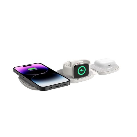 Ładowarka Tech-Protect QI15W-A32 indukcyjna 3w1 z MagSafe na smartfon / Apple Watch / AirPods - szara Ładowarka Tech-Protect QI15W-A32 indukcyjna 3w1 z MagSafe na smartfon / Apple Watch / AirPods - szara
