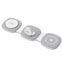 Ładowarka Tech-Protect QI15W-A32 indukcyjna 3w1 z MagSafe na smartfon / Apple Watch / AirPods - szara