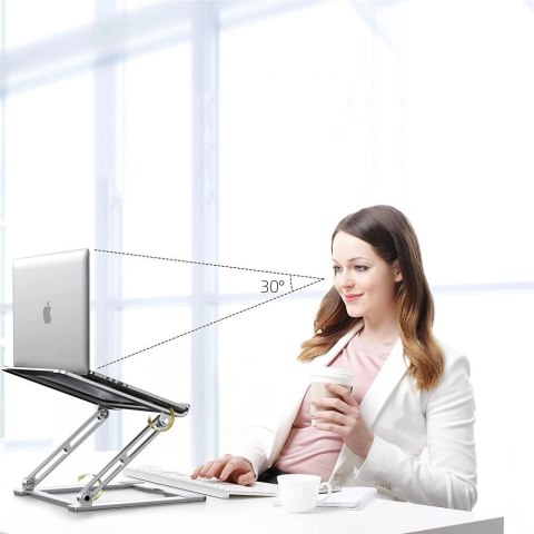Podstawka Tech-Protect ULS400 uniwersalna rozkładana na laptop do 17" - szara Podstawka Tech-Protect ULS400 uniwersalna rozkładana na laptop do 17" - szara