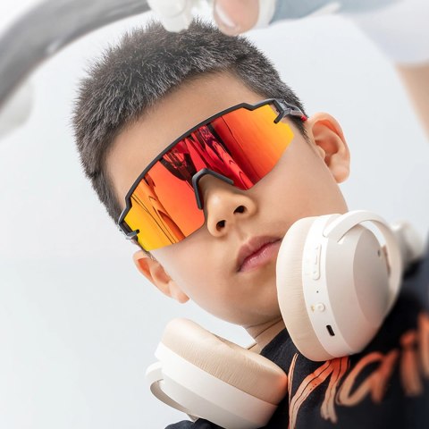 Okulary rowerowe Rockbros dla dzieci, polaryzacyjne, z ochroną UV dziecięce - czarne Okulary rowerowe Rockbros dla dzieci, polaryzacyjne, z ochroną UV dziecięce - czarne