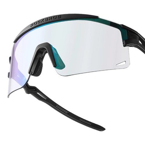 Okulary rowerowe Rockbros polaryzacyjne, z ochroną UV i wkładką korekcyjną - białe Okulary rowerowe Rockbros polaryzacyjne, z ochroną UV i wkładką korekcyjną - białe