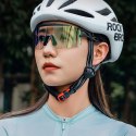 Okulary rowerowe Rockbros polaryzacyjne, z ochroną UV i wkładką korekcyjną - białe