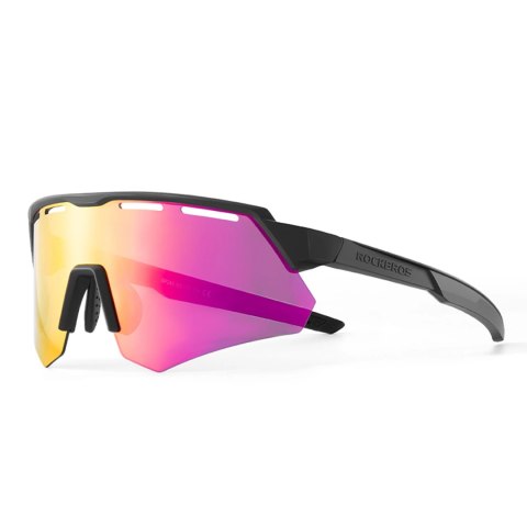 Okulary rowerowe Rockbros polaryzacyjne z ochroną UV i wkładką korekcyjną - szare Okulary rowerowe Rockbros polaryzacyjne z ochroną UV i wkładką korekcyjną - szare