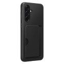Etui Samsung Card Slot Case EF-OA366TBEGWW z kieszenią na karty na Samsung Galaxy A36 5G - czarne