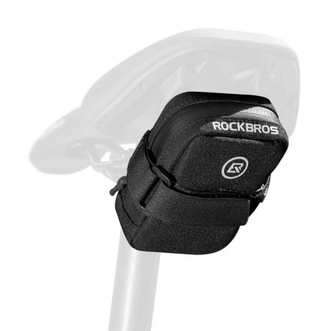 Mini torba podsiodłowa Rockbros z uchwytem na naboje CO2 - czarno-zielona Mini torba podsiodłowa Rockbros z uchwytem na naboje CO2 - czarno-zielona