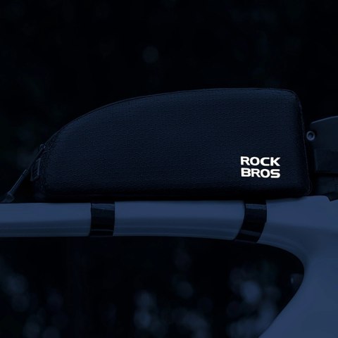 Torba rowerowa Rockbros na ramę na rurę górną 0,9l - czarna Torba rowerowa Rockbros na ramę na rurę górną 0,9l - czarna