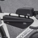 Torba rowerowa Rockbros na ramę pod rurę górną 2,9l - czarna