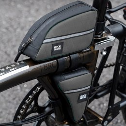 Torba trójkątna Rockbros na ramę rowerową 0,8l - brązowa