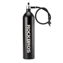 Zbiornik ciśnieniowy Rockbros do pompowania opon bezdętkowych tubeless 200 PSI 1.2l - czarny