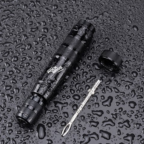 Zestaw naprawczy Rockbros do opon bezdętkowych tubeless - czarny Zestaw naprawczy Rockbros do opon bezdętkowych tubeless - czarny