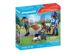 Action Heroes 71731 Poszukiwania śladów z psem tropiącym