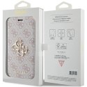 Etui Guess 4G Metal Logo na iPhone 15 Pro Max - różowe