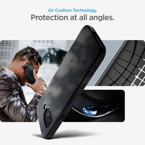 Etui Spigen Liquid Air na Google Pixel 9A - czarny mat Etui Spigen Liquid Air na Google Pixel 9A - czarny mat