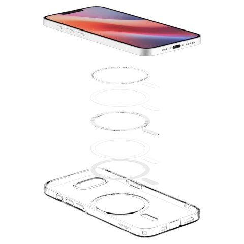 Etui Spigen Liquid Crystal Mag MagSafe na iPhone 16e - przezroczyste Etui Spigen Liquid Crystal Mag MagSafe na iPhone 16e - przezroczyste