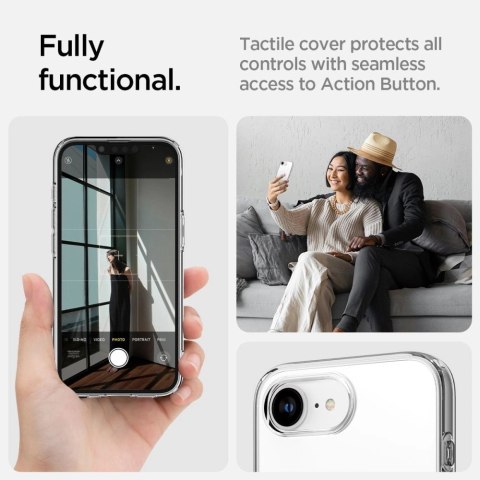 Etui Spigen Liquid Crystal Mag MagSafe na iPhone 16e - przezroczyste Etui Spigen Liquid Crystal Mag MagSafe na iPhone 16e - przezroczyste