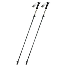 Kijki trekkingowe Qunature nordic walking aluminiowe 110 - 130 cm - brązowe