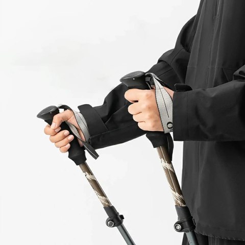 Kijki trekkingowe Qunature nordic walking aluminiowe 110 - 130 cm - brązowe Kijki trekkingowe Qunature nordic walking aluminiowe 110 - 130 cm - brązowe