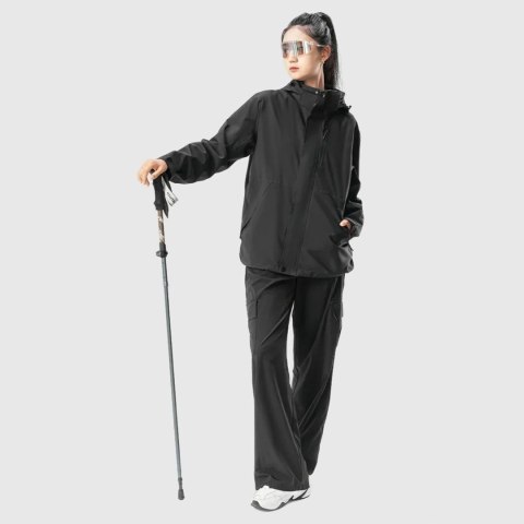 Kijki trekkingowe Qunature nordic walking aluminiowe 110 - 130 cm - brązowe Kijki trekkingowe Qunature nordic walking aluminiowe 110 - 130 cm - brązowe