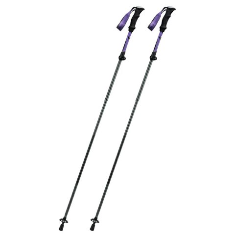 Kijki trekkingowe Qunature nordic walking aluminiowe 110 - 130 cm - fioletowe Kijki trekkingowe Qunature nordic walking aluminiowe 110 - 130 cm - fioletowe