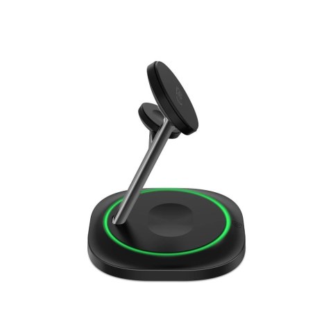Ładowarka indukcyjna Tech-Protect QI15W-A46 3w1 Magnetic MagSafe - czarna Ładowarka indukcyjna Tech-Protect QI15W-A46 3w1 Magnetic MagSafe - czarna